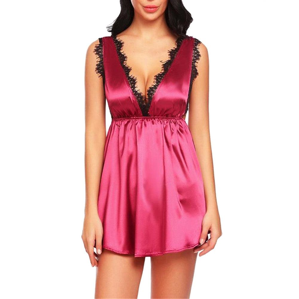 Women Sexy Bra Nightdress Nightwear Lingerie Nightwear Nightdress - Cruish Home