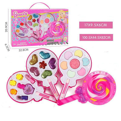 Kids Cosmetics Make Up Set Washable Beauty Makeup Box - Cruish Home