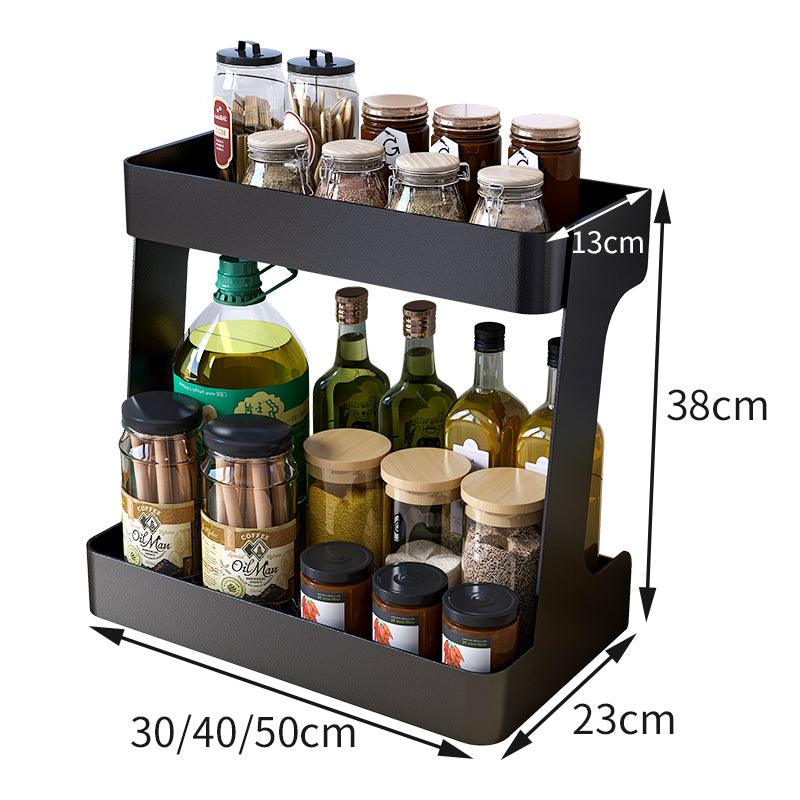 Kitchen Shelf Countertop Double-layer Household Multifunctional - Cruish Home