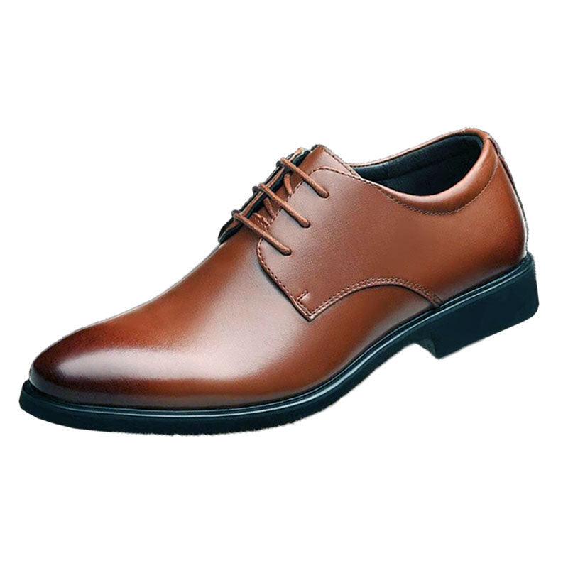 Mazefeng Men Leather Shoes Casual Top Quality Oxfords Men Genuine Leather Dress Shoes Business Formal Shoe Plus Size Wedding 44 - Cruish Home