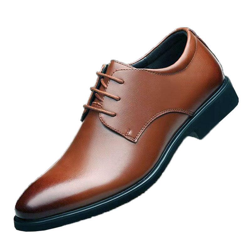 Mazefeng Men Leather Shoes Casual Top Quality Oxfords Men Genuine Leather Dress Shoes Business Formal Shoe Plus Size Wedding 44 - Cruish Home