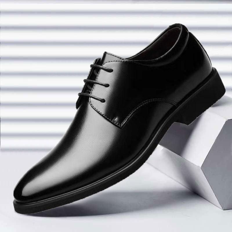 Mazefeng Men Leather Shoes Casual Top Quality Oxfords Men Genuine Leather Dress Shoes Business Formal Shoe Plus Size Wedding 44 - Cruish Home