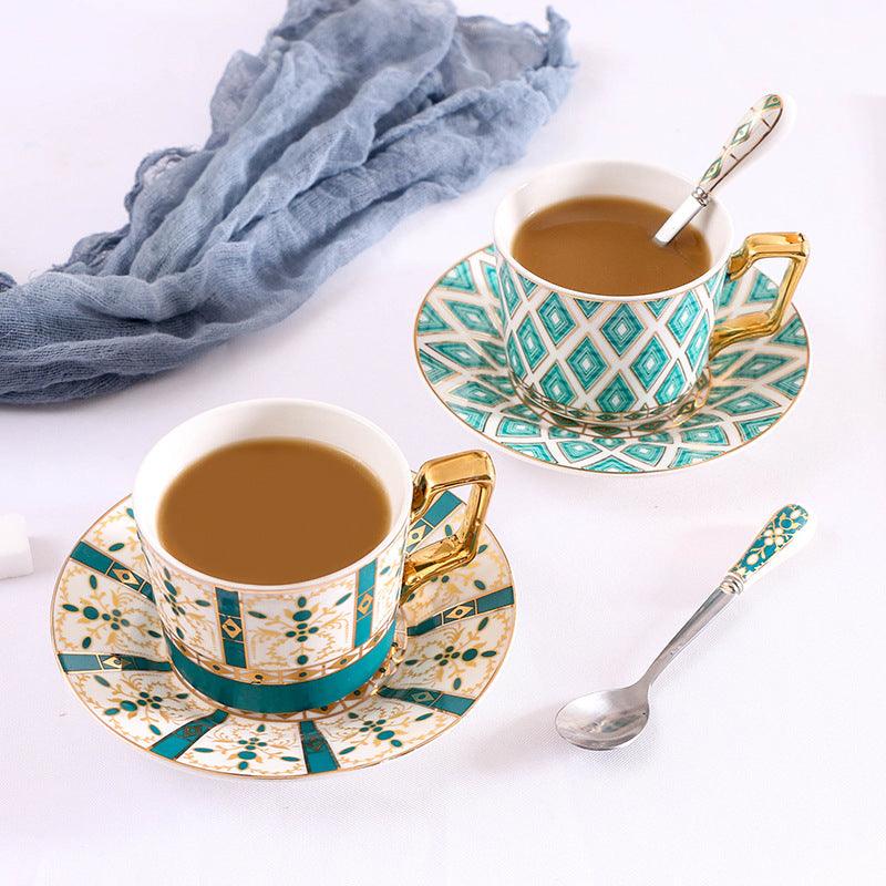 Serene Turkish Style Cup and Saucer Set - Cruish Home