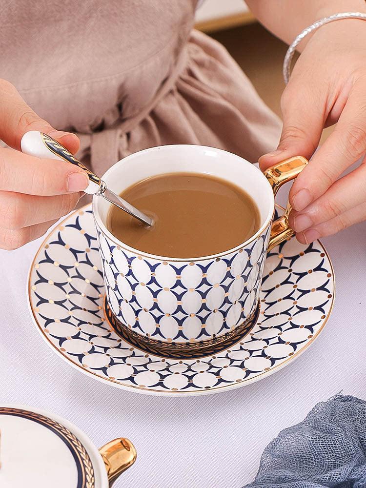 Serene Turkish Style Cup and Saucer Set - Cruish Home