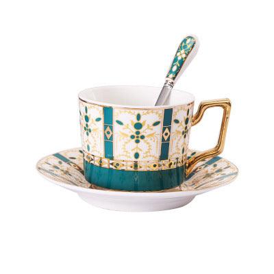 Serene Turkish Style Cup and Saucer Set - Cruish Home