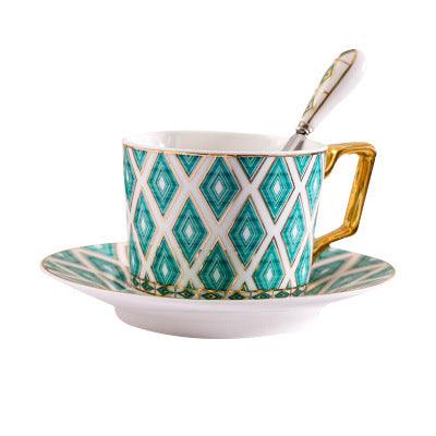 Serene Turkish Style Cup and Saucer Set - Cruish Home