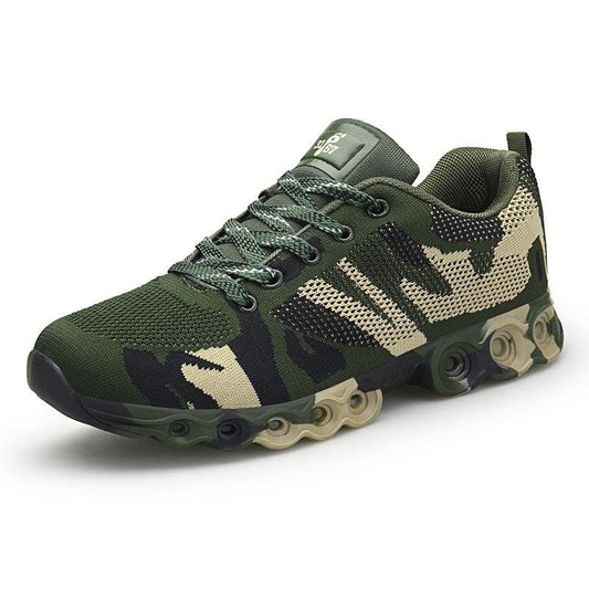 Camouflage Flying Knit Men's Outdoor Casual Sports Shoes - Cruish Home