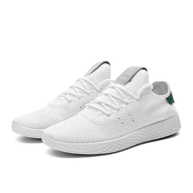 Men's Sports Shoes White Shoes Canvas Shoes Net - Cruish Home