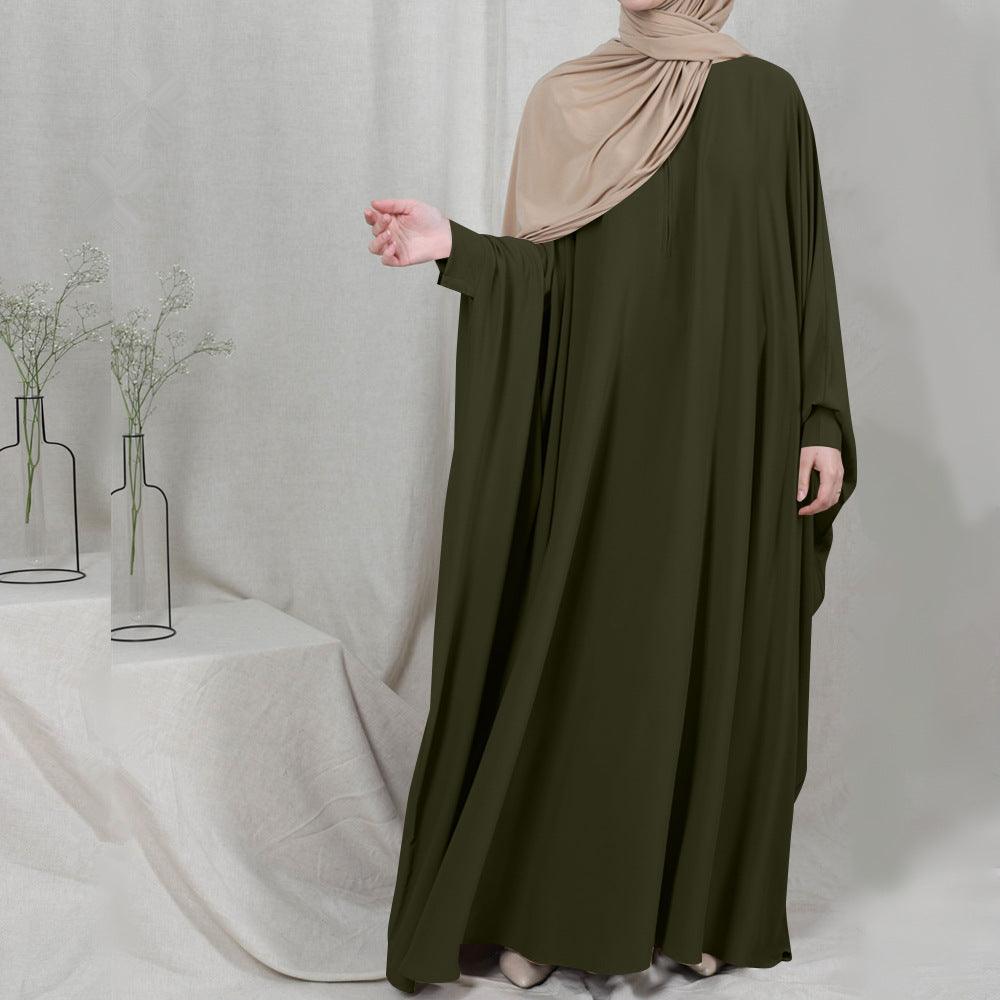 Eid Hooded Muslim Women Hijab Dress Prayer Garment Jilbab Abaya Long Khimar Full Cover Ramadan Gown Abayas Islamic Clothes Niqab - Cruish Home