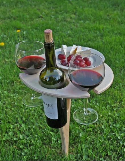 Folding Wine Racks Outdoor Lawn Wine Racks Ground Wine Racks Picnic Wine Racks - Cruish Home