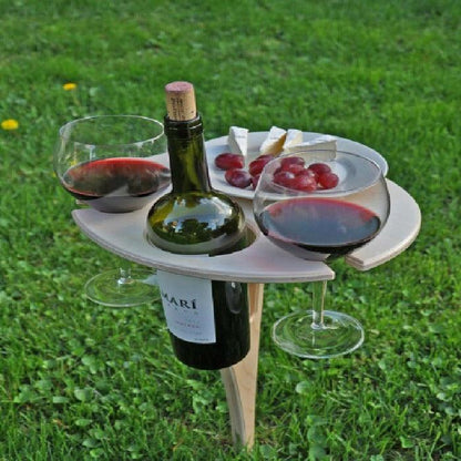 Folding Wine Racks Outdoor Lawn Wine Racks Ground Wine Racks Picnic Wine Racks - Cruish Home