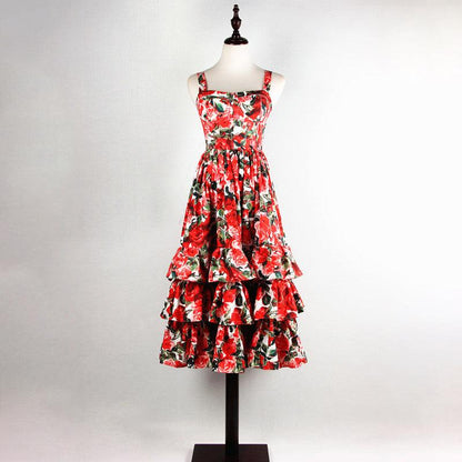 European And American Catwalk Cake Dress - Cruish Home