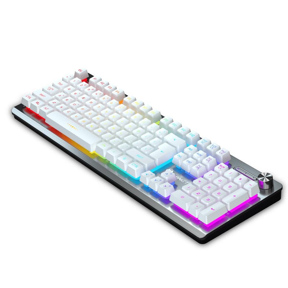 Wolftu Outer Code Spot Supports Usb Mixed Color Mechanical Axis Gaming Wired Keyboard - Cruish Home