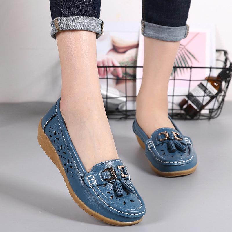 Flat-soled Peas Shoes All-match Comfortable Soft Sole Women's Single Shoes - Cruish Home