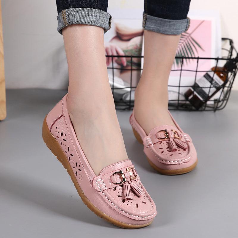 Flat-soled Peas Shoes All-match Comfortable Soft Sole Women's Single Shoes - Cruish Home