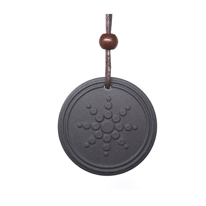 Unisex Lava Stone Energy Pendant 2025