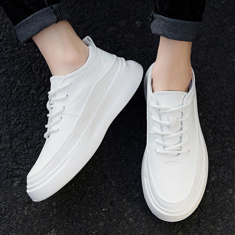 High-Top Shoes Men'S Shoes Autumn Board Shoes Trend Korean Wild Casual Shoes Men'S Trendy Shoes White Shoes Winter - Cruish Home