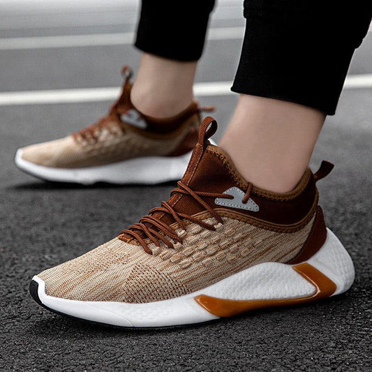 Flying Woven Breathable Men's Casual Sports Shoes - Cruish Home