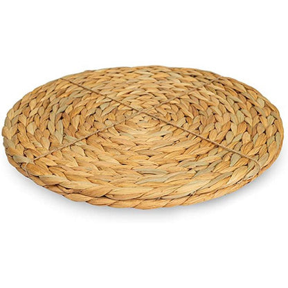 Woven Water Hyacinth Grass Round Mat - Cruish Home