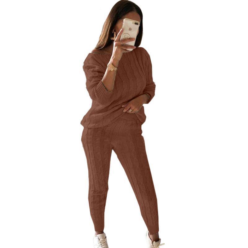 New European And American Fashion Solid Color Suit Sweater Women - Cruish Home