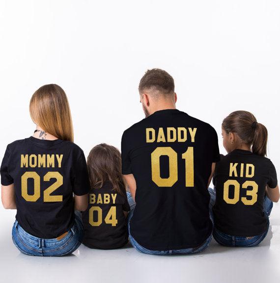 Parent-Child Short-Sleeved T-Shirt Family Wear Top - Cruish Home