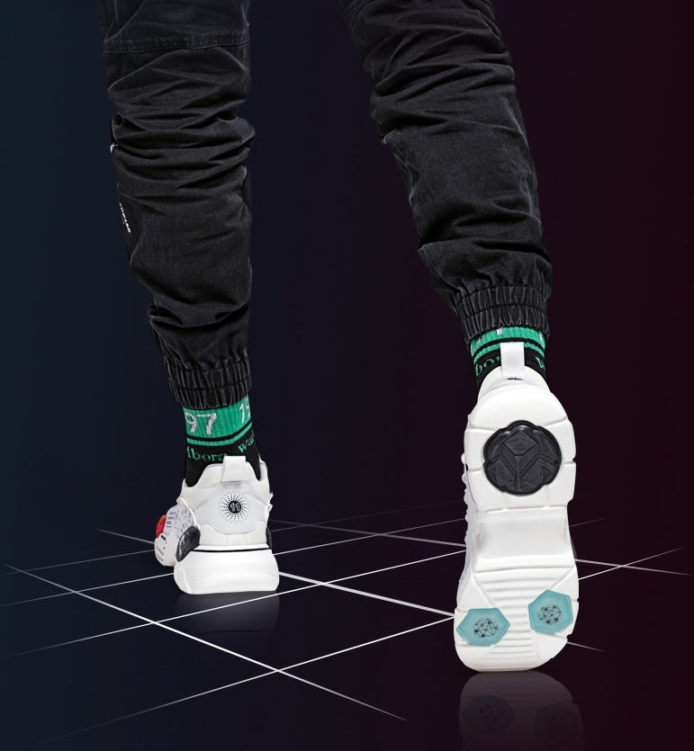 New Shock-Absorbing Platform Space Technology Sports Daddy Shoes