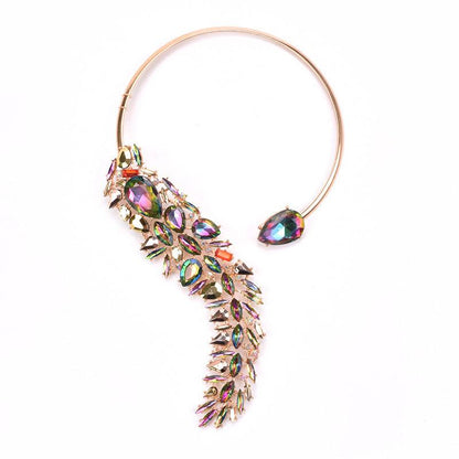 Colorful Rhinestones Chokers Necklaces Fashion Trend Crystals Necklaces Fine Jewelry Accessories for Women - Cruish Home