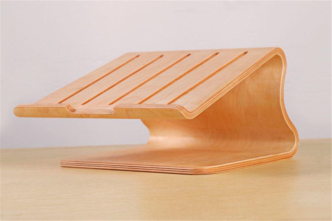 Compatible with Apple, Laptop Radiator Macbook Cooling Base Wooden Laptop Cooling Bracket - Cruish Home