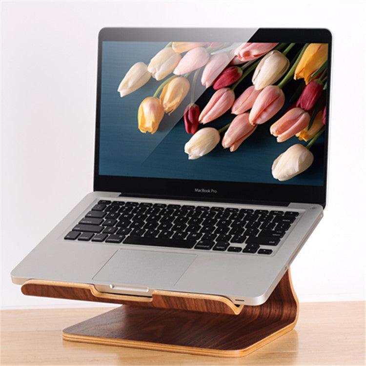 Compatible with Apple, Laptop Radiator Macbook Cooling Base Wooden Laptop Cooling Bracket - Cruish Home