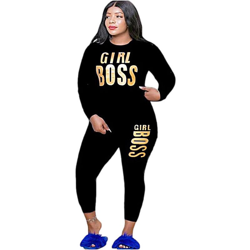 European And American Plus Size Women'S Gold Velvet Suit Women - Cruish Home