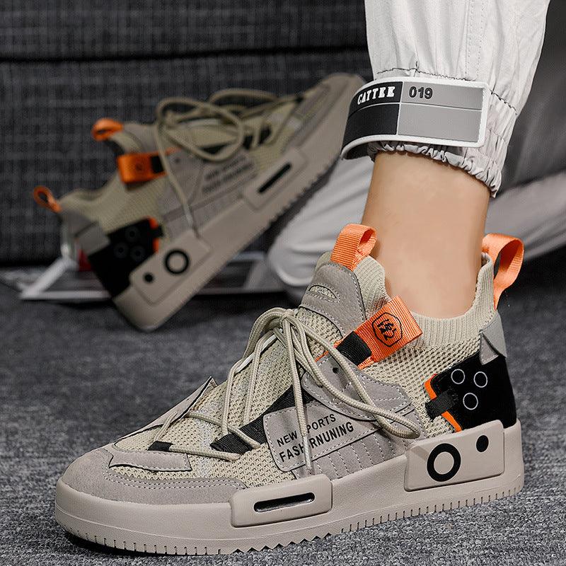 Gaobang Shoes Men'S Autumn Fashion Shoes Korean Fashion Socks Shoes High Top Men'S Shoes Casual Sports Shoes Board Shoes - Cruish Home