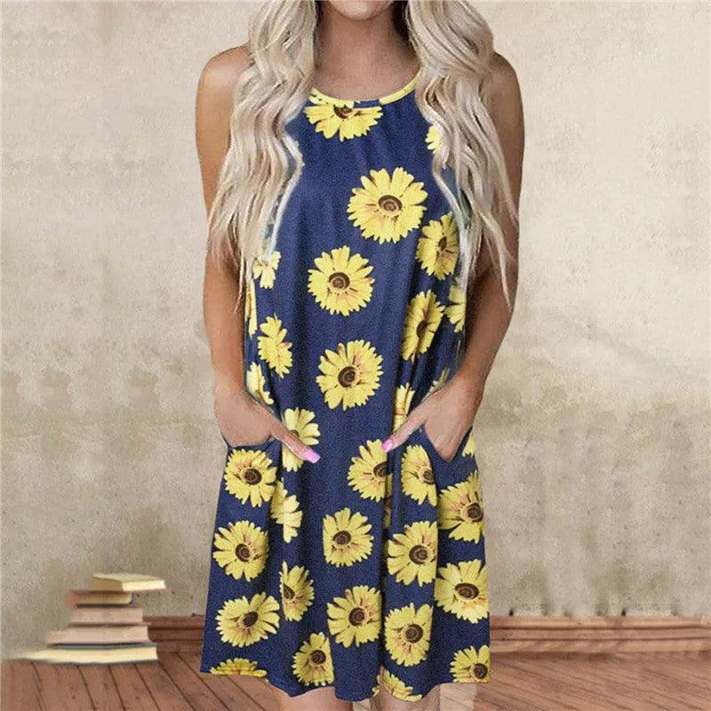 European And American Fashion Printed Women's Dress - Cruish Home