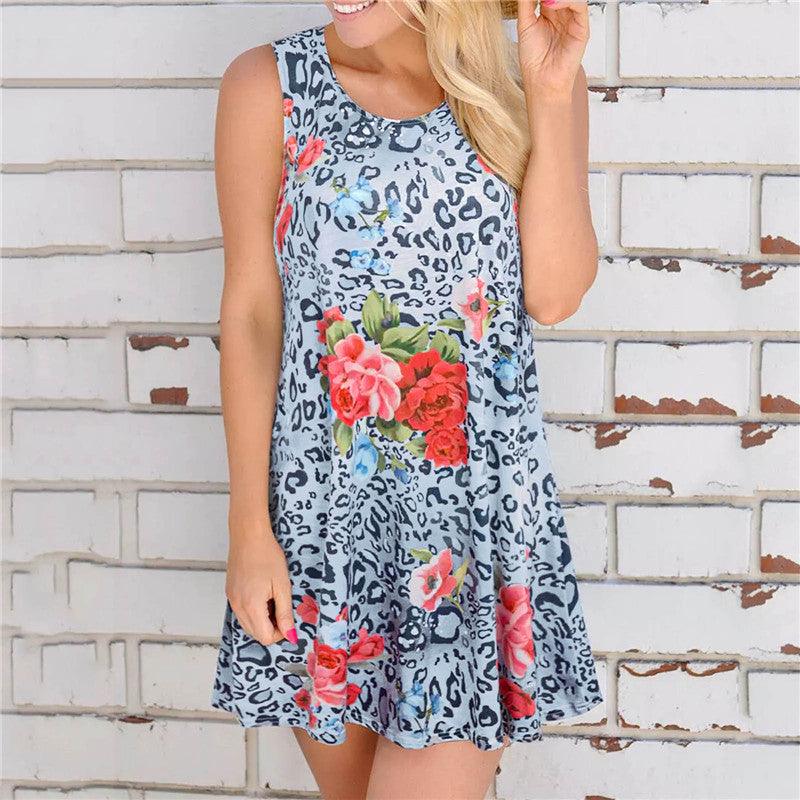 European And American Fashion Printed Women's Dress - Cruish Home