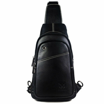 Men's Fashion Korean Style Leather Chest Bag