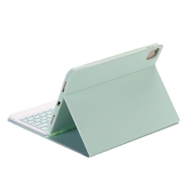 Color Flat Bluetooth Keyboard Leather Case Pen Slot - Cruish Home