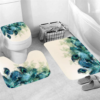 3D Digital Printing Waterproof Shower Curtain – Bathroom Set