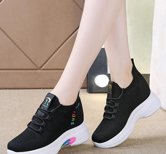 Summer Mesh Shoes Breathable One Piece On Behalf Of Foreign Trade Cross-Border Women'S Travel Sports Shoes Women - Cruish Home