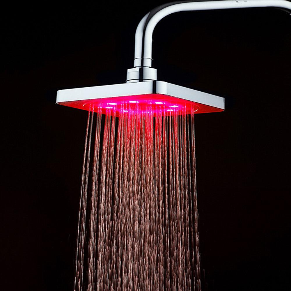 Colorful Square Temperature-Controlled Luminous Top Spray - Cruish Home