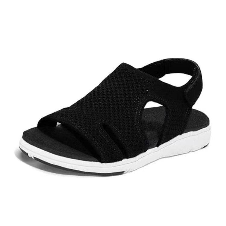 New Women's Soft & Comfortable Sandals Mesh Upper Breathable Sandals Adjustable Cross-strap Design Sandalias - Cruish Home