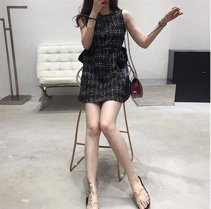 Small Scheming Goddess Fan Xiaoxiang Style Dress - Cruish Home