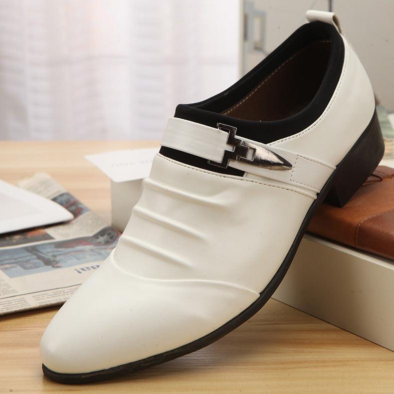 Korean Version Black Wedding Shoes Popular Men''s Shoes Pointed - Cruish Home