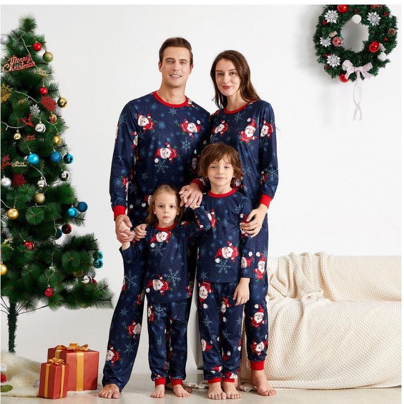 Two piece set of printed CHRISTMAS PAJAMAS - Cruish Home