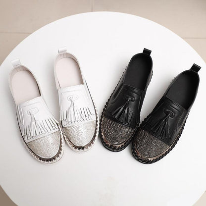 Student board shoes with tassels - Cruish Home