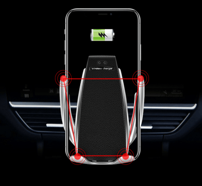 Car Wireless Charger 10W Induction Car Fast Wireless Charging With Car Phone Holder S5 - Cruish Home