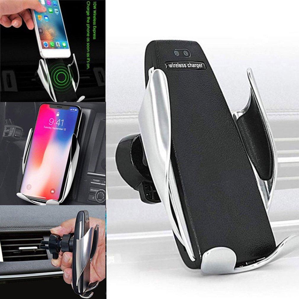 Car Wireless Charger 10W Induction Car Fast Wireless Charging With Car Phone Holder S5 - Cruish Home