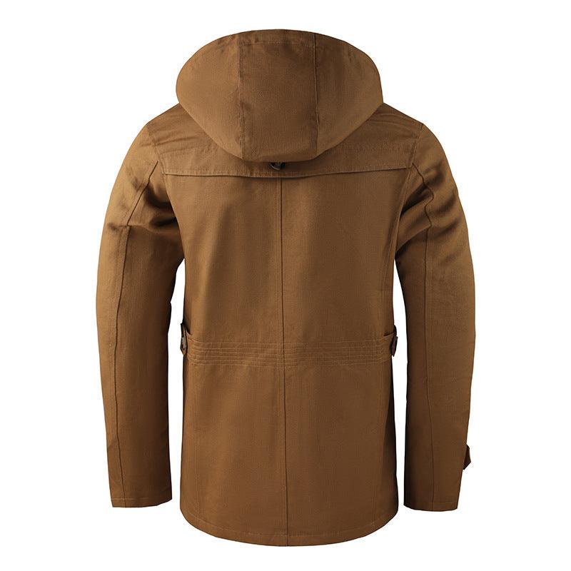 Mid-length Men's Hoodie Jacket - Cruish Home