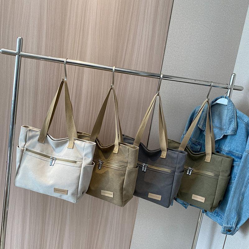 Canvas Shoulder Bags Women's Totes Handbag - Cruish Home