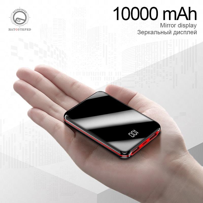 Smart power bank with 10,000mAh Li-polymer battery