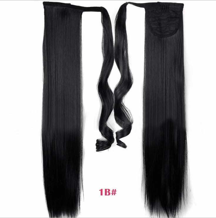 Velcro Wig Ponytail Straight Invisible Hair Extension - Cruish Home