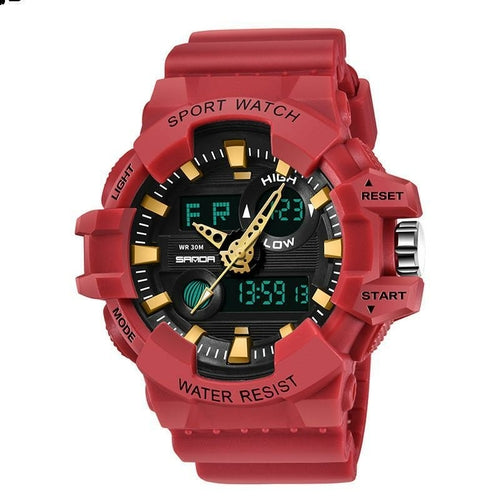 Fashion Sports Waterproof Electronic Watch For Men